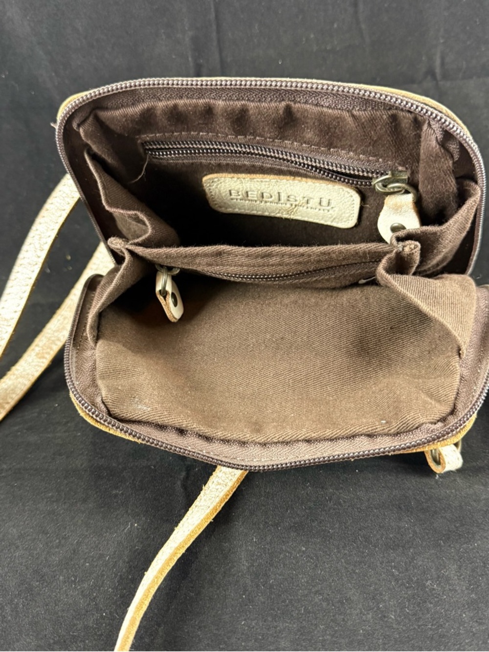 BED|STU Ventura Crossbody Leather "Nectar Lux" Genuine Unique - Picture 6 of 9